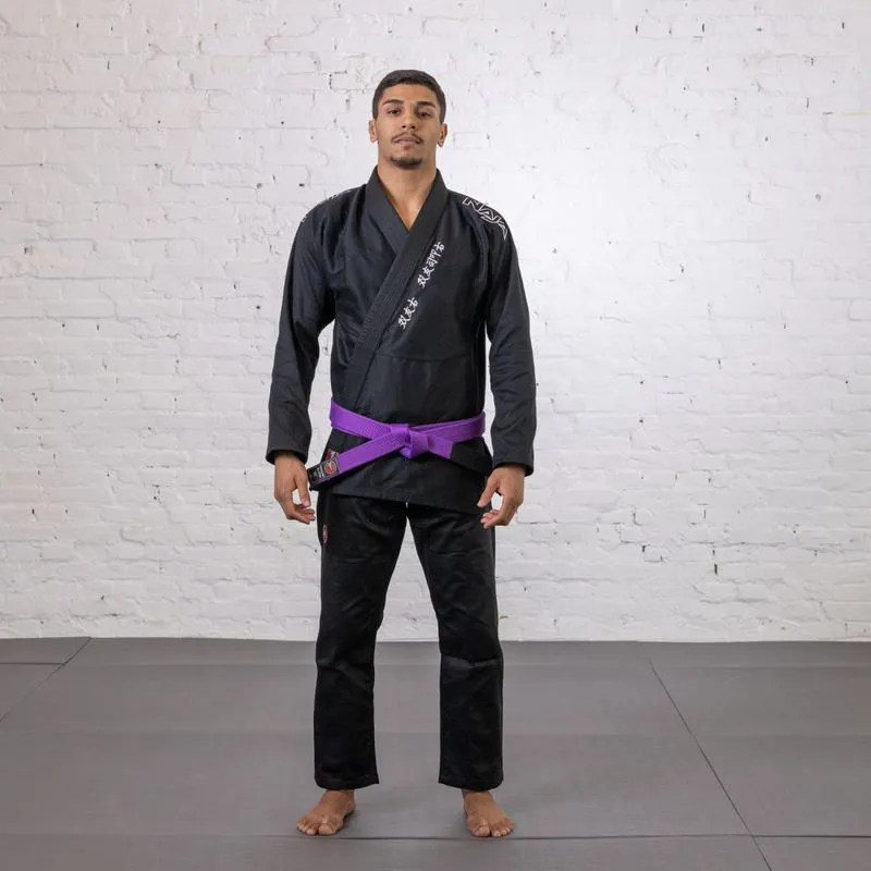 Kimono Hanzo 450g Naja unissex A0 / Preto