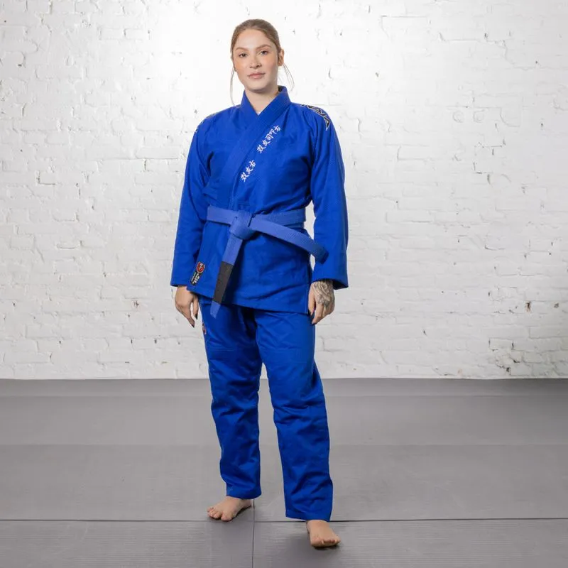 Kimono Hanzo 450g Naja unissex A0 / Azul