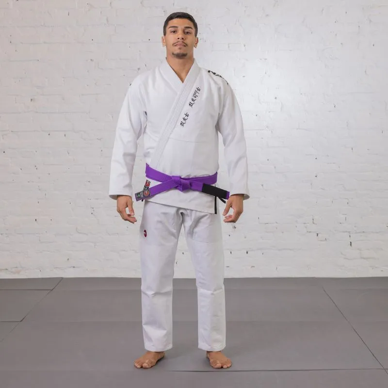 Kimono Hanzo 450g Naja unissex A0 / Branco