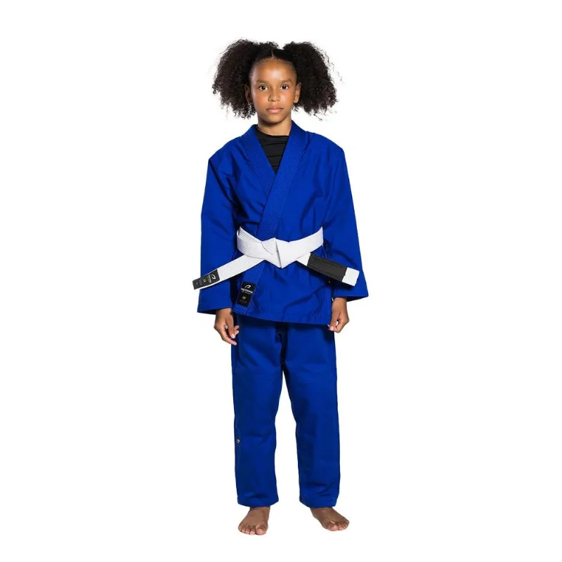 Kimono Trainning 250 New Fabric Infantil Trançadinho - Azul