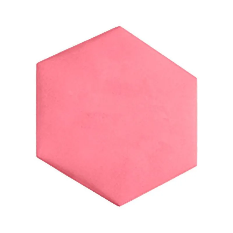 Módulo Placa Painel Hexagonal Autocolagem Suspenso Rosa Az