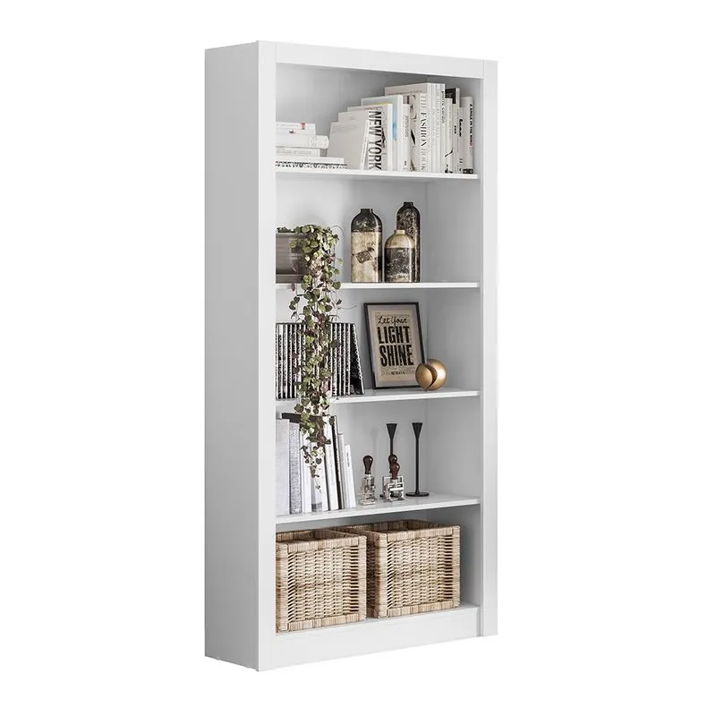 Estante Livreiro para Escritório Home Office Presence Branco