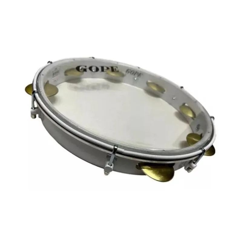 Pandeiro gope 12 linha leve sl 8 afin cinza pele cristal