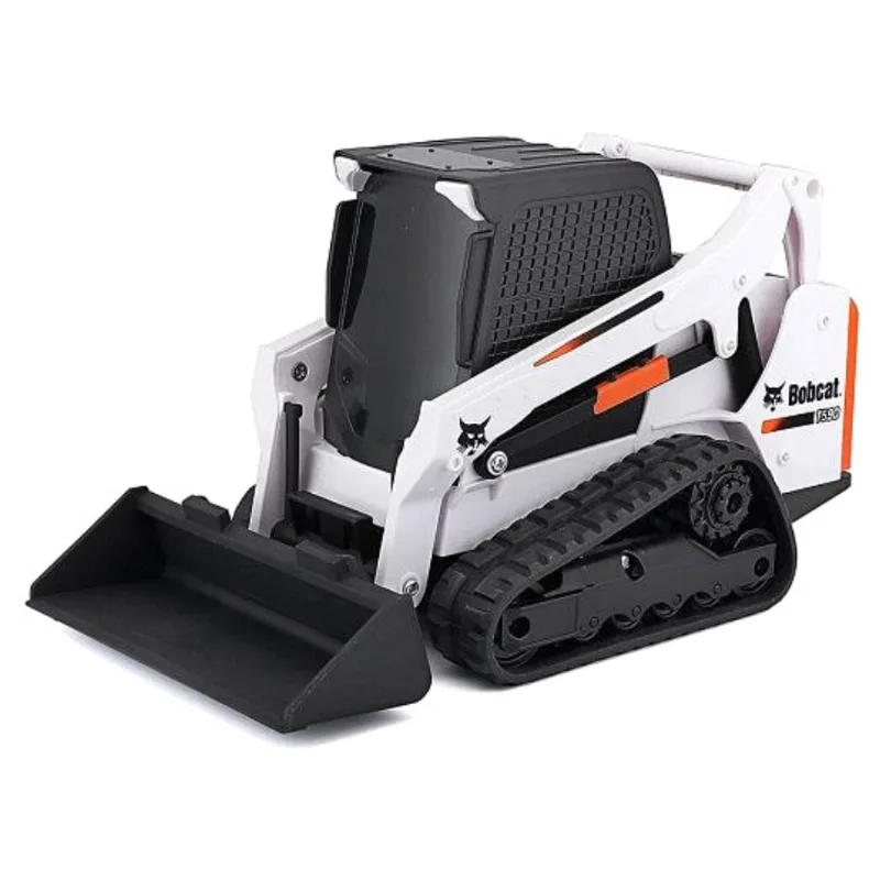 Carregadeira Controle Remoto Bobcat T590 Work Machines R/C Branco Maisto 82183