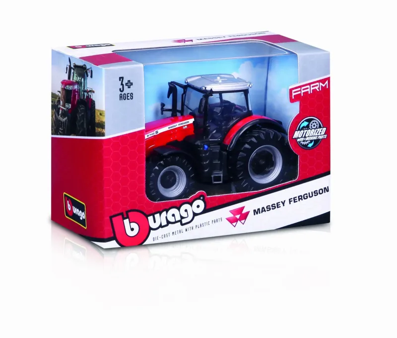 Miniatura Trator - Massey Ferguson 8740S - Vermelho