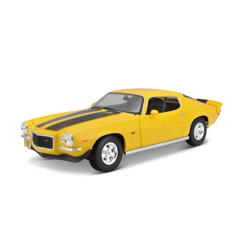 Miniatura 1971 Chevrolet Camaro - Amarelo - 1:18