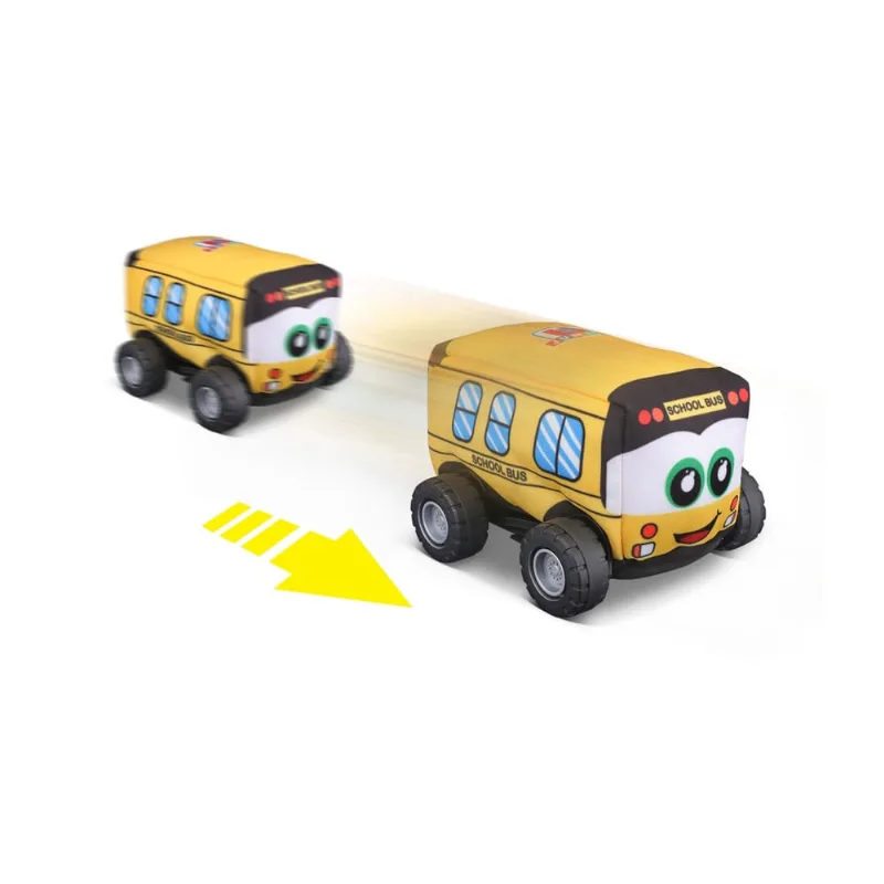 Miniatura Carrinho My 1St Soft Car - Ônibus - Meu primeiro Carro Macio - Bbjunior