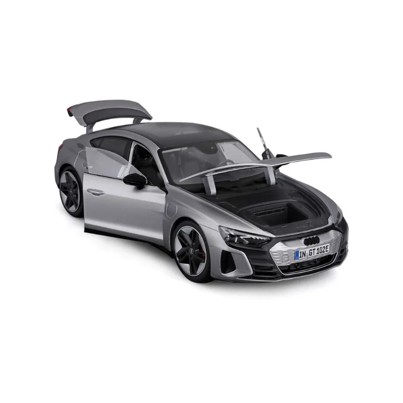 Miniatura 2022 Audi rs E-Tron gt - Silver - Escala 1:18 - Maisto
