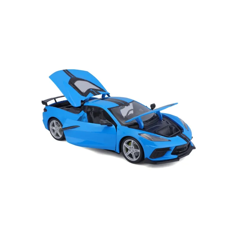 Miniatura 2020 Chevrolet Corvette Stingray Coupe Azul - 1:18