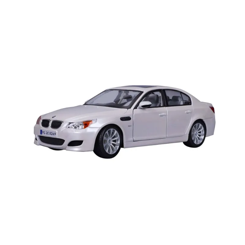 Miniatura 1:18 Bmw M5 - Metallic White - Escala 1:18 - Maisto