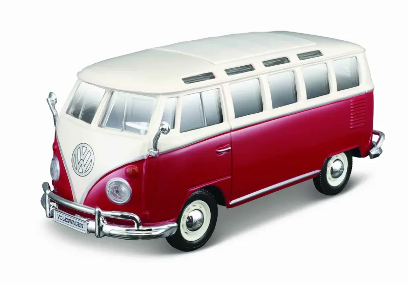 Kit de Montar Carro AL VW Samba Van - 1:25 - Maisto