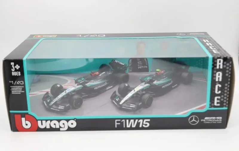 Kit 2 Carrinhos Mercedes SF-24 2024 - Escala 1:43