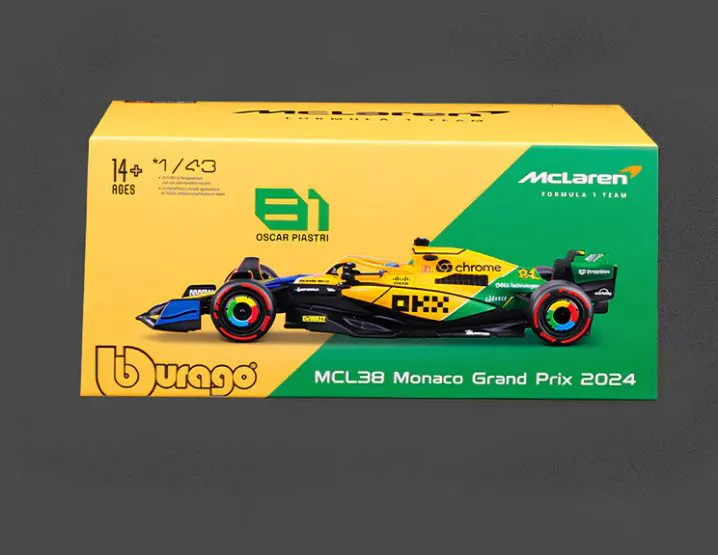 Carrinho F1 1:43 - Oscar Piastre - Edição Senna (C/Acrílico)