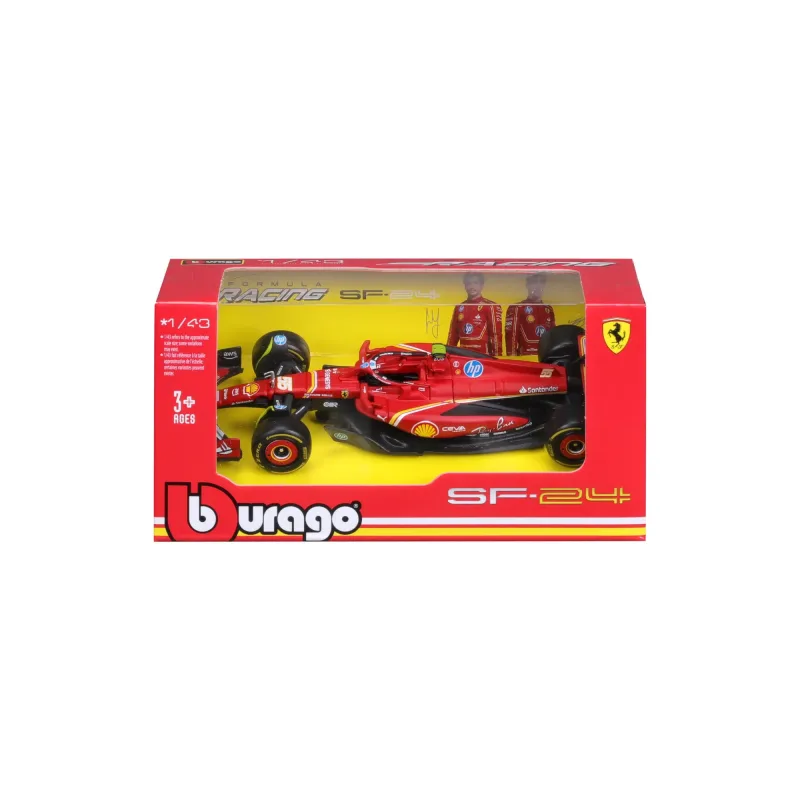 Carrinho de Fórmula 1 - Escala 1:43 - Piloto Carlos Sainz