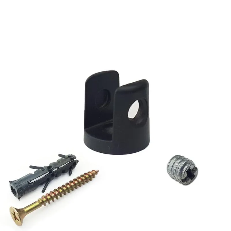 Kit Com 1 Suporte Fenda 6 Mm Para Vidro