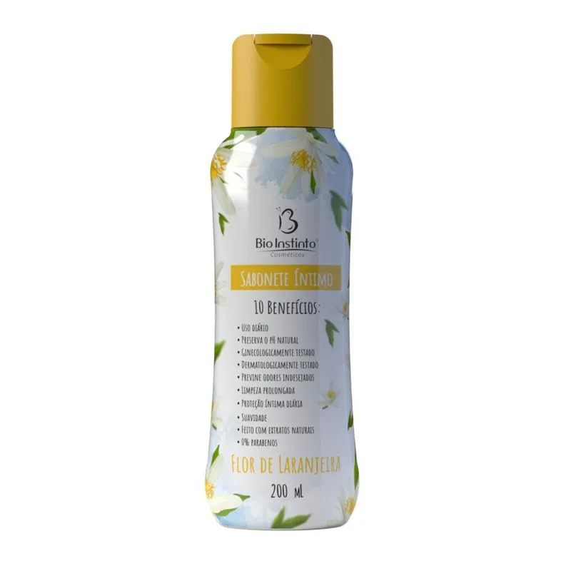 Sabonete Íntimo Flor De Laranjeira 200ml - Bio Instinto
