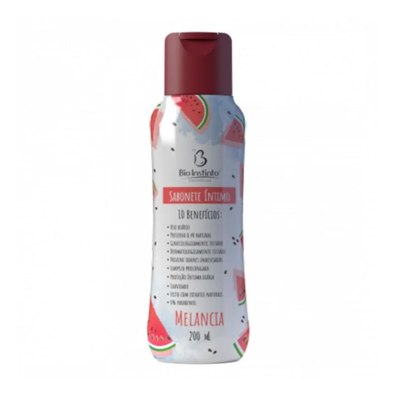 Sabonete Líquido Íntimo 10 Benefícios De Melancia 200ml - Bio Instinto