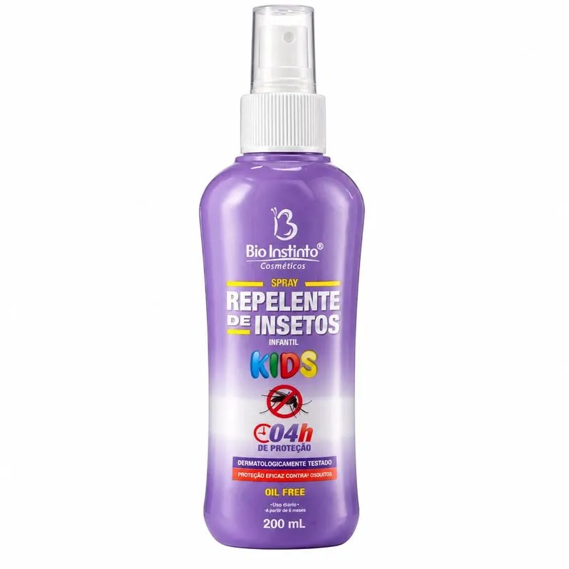 Spray Repelente de Insetos Infantil 4h de Proteção Bio Instinto 200ml