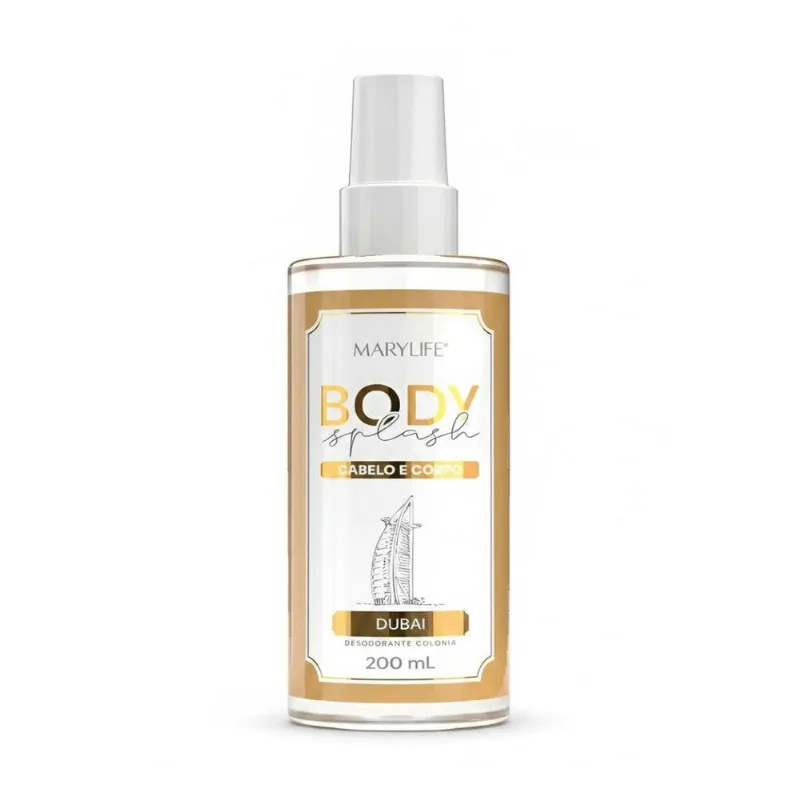 BODY SPLASH CABELO E CORPO DUBAI FEMININO 200ML MARY LIFE