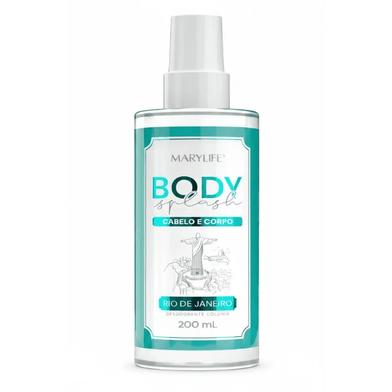 BODY SPLASH CABELO E CORPO RIO DE JANEIRO FEMININO 200ML MARY LIFE