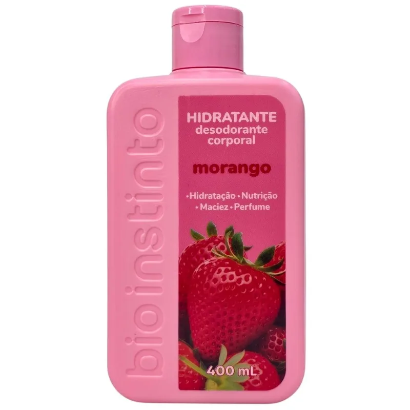 Hidratante Corporal Morango Bio Instinto 400Ml