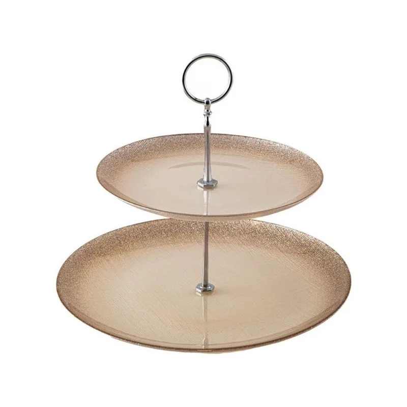 Boleira de Vidro Nell Gold 29cm