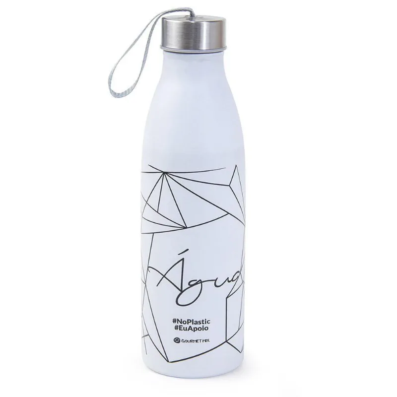 Squeeze Inox No Plastic Branco 750 Ml Gourmet