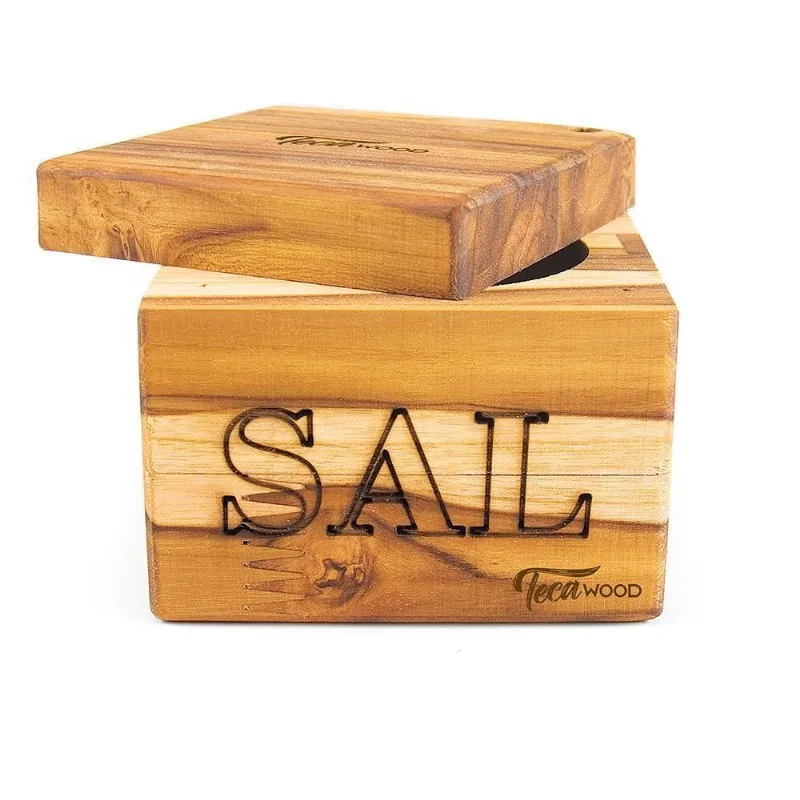 Saleiro De Madeira 11 Cm Tecawood