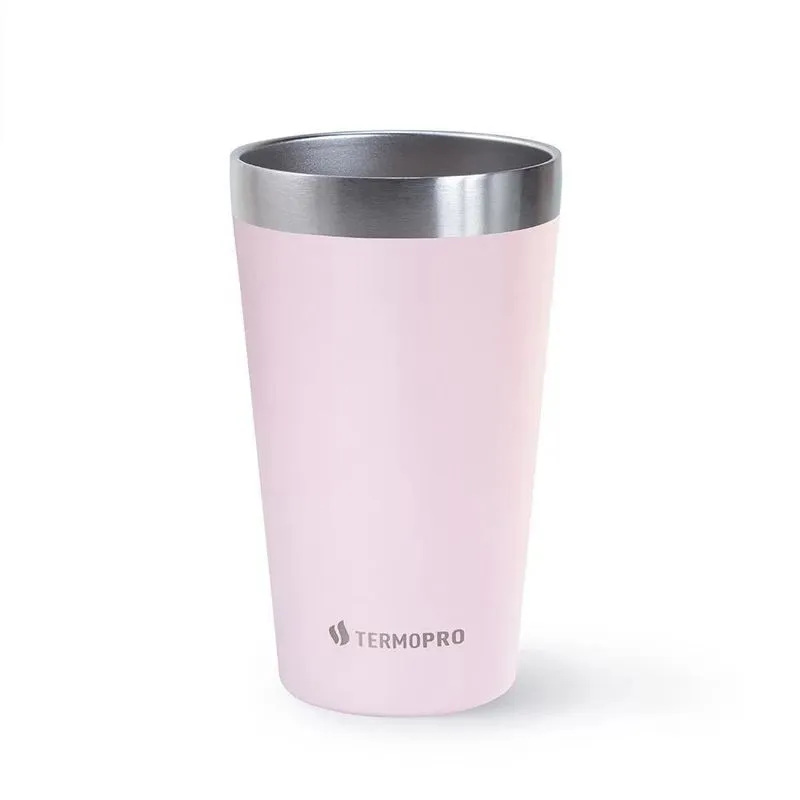 Copo Térmico Para Cerveja Rosa 473 Ml Termopro