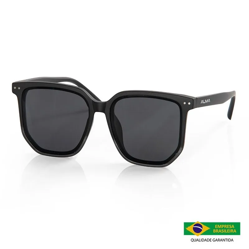 Óculos De Sol Quadrado Proteção Uv400 Alya Fosco Alma Genius