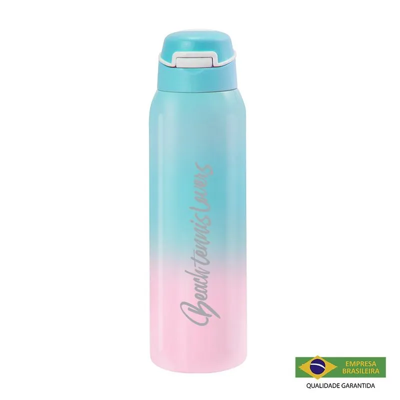Squeeze Térmico Aço Inox 500Ml Beach Tennis Lovers Tie Dye 1
