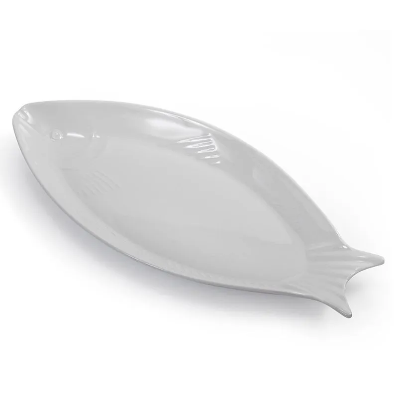 Travessa de Peixa Gourmet Mix Melamina 35x16x3,5 cm