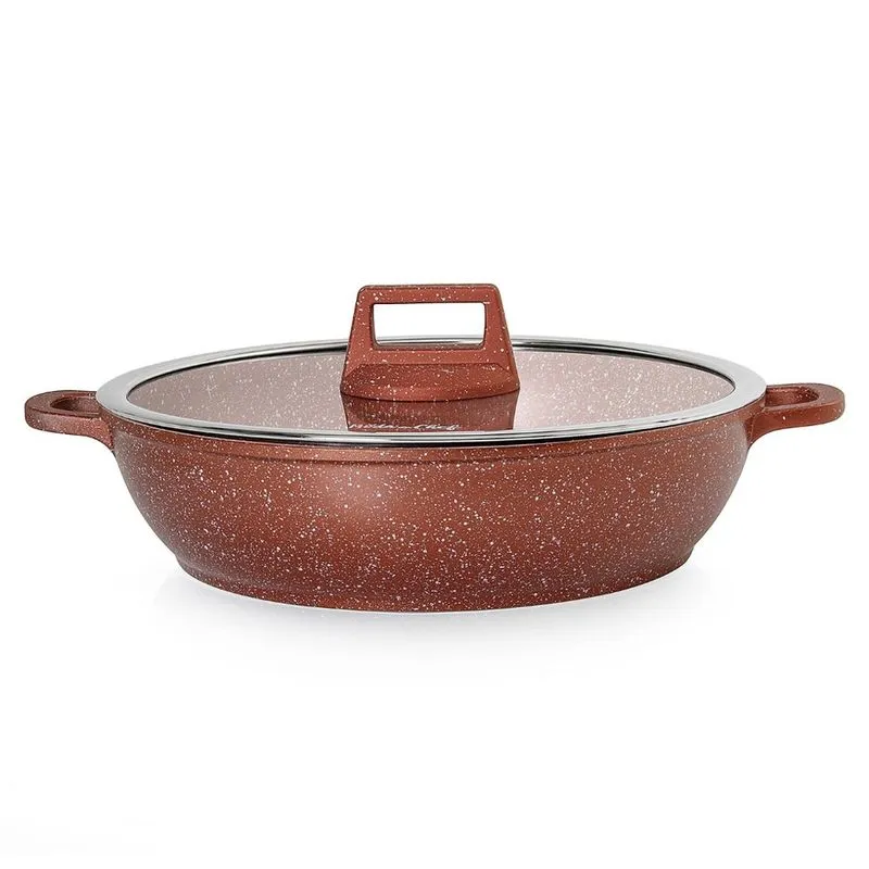 Caçarola Baixa Graniflon Moda Chef 28 cm Antiaderente 5 Litros