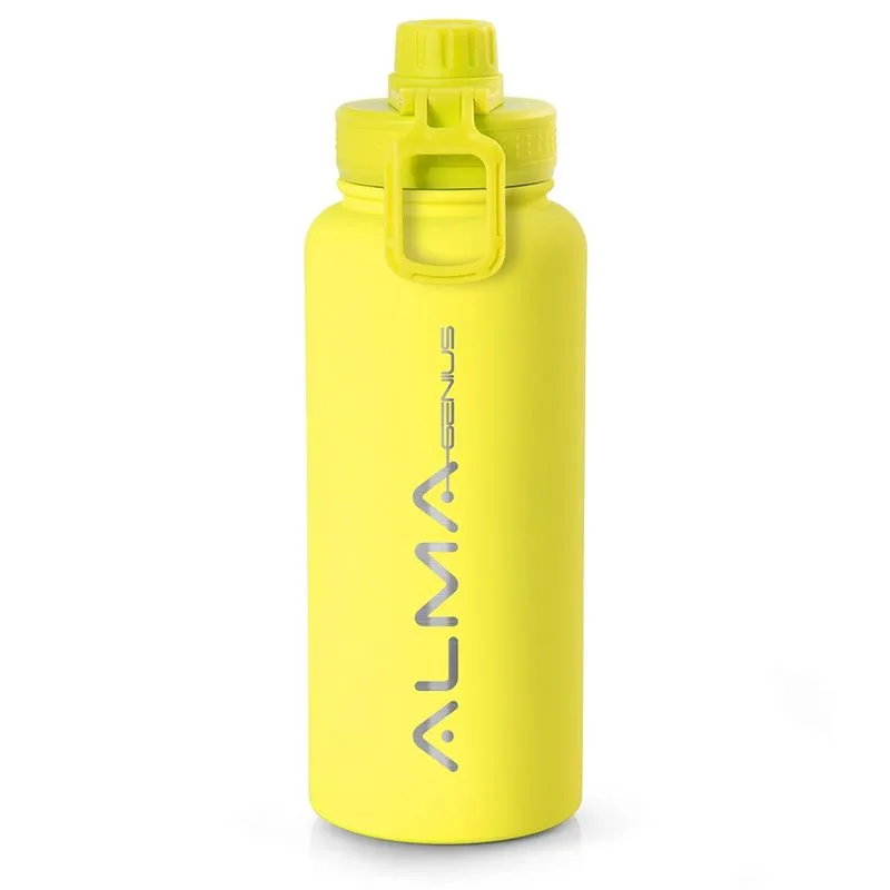 Squeeze Térmico Mayall Aço Inox Verde 1 Litro Alma Genius