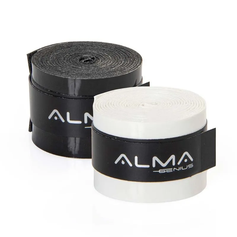 Kit 12 Overgrips Preto e Branco Alma Genius
