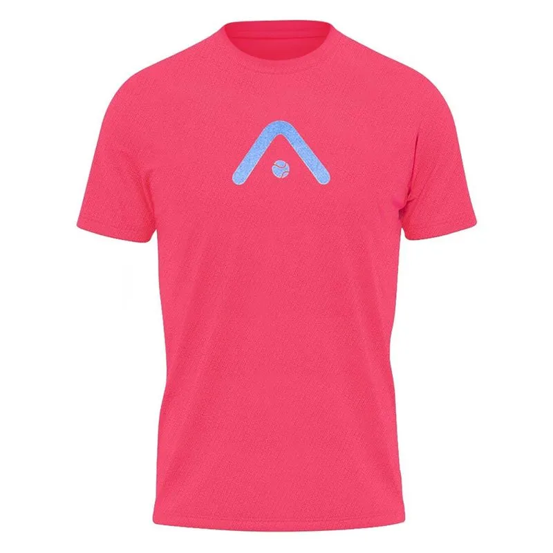 Camiseta Dry-fit Active Unissex Rosa e Azul Alma Genius
