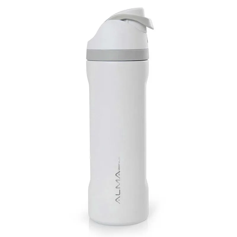 Garrafa Térmica Inox Academia 800ml Aya Branca Alma Genius