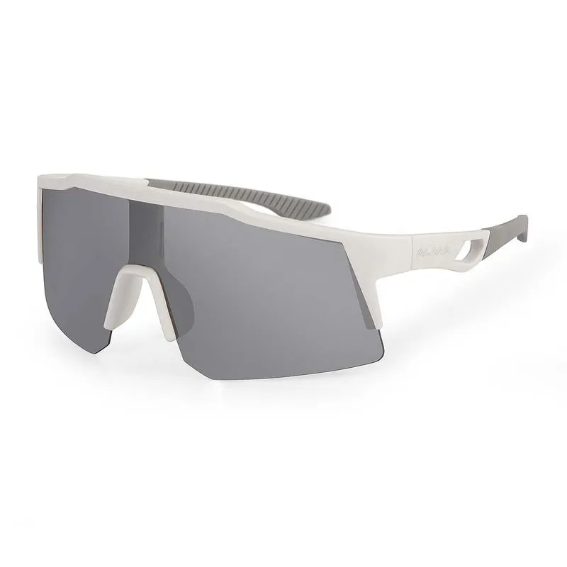 Óculos de Sol Esportivo UV400 Maiorca Prata Alma Genius