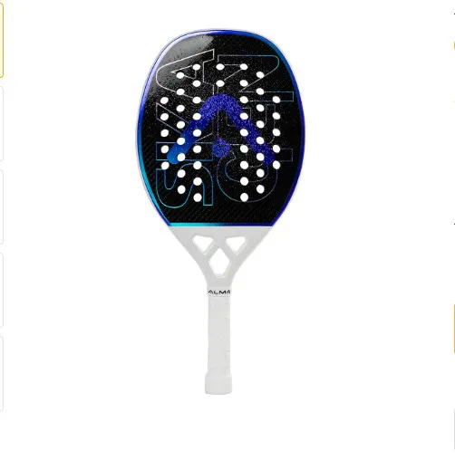 Raquete Beach Tennis Skagen 3K Branca e Azul Alma Genius - FD.BTSPORTS
