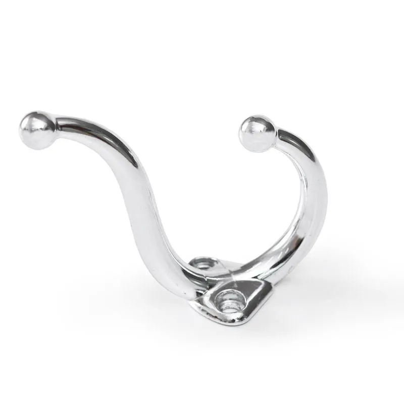 Cabide Para Roupa Colonial Cabides Ganchos Duplos Ouro 4un