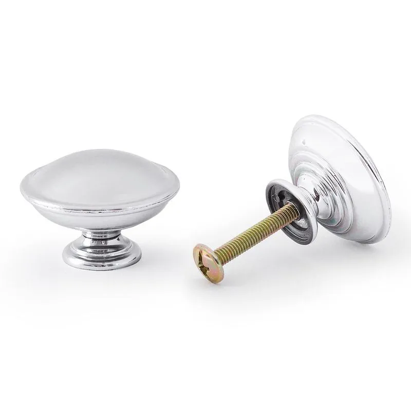 Puxador Redondo Em Latão Metal Para Móveis,porta,gaveta 6un