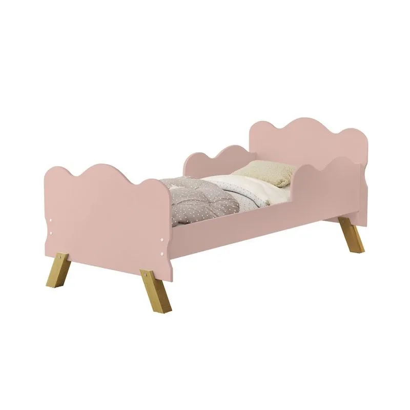 Mini Cama Angel Juvenil Rosê – vj Móveis