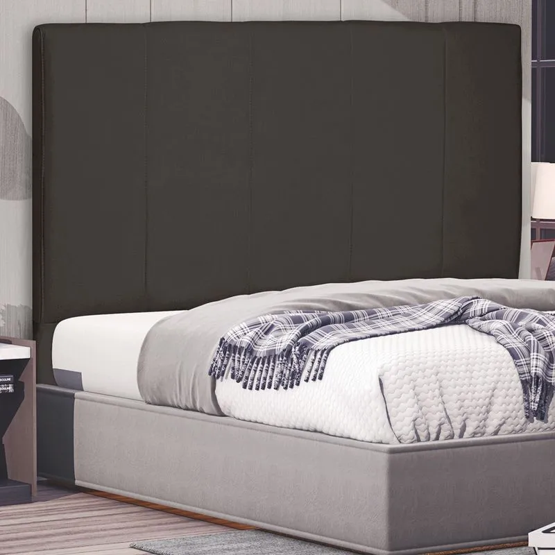 Cabeceira de Cama Box Casal Quenn Ravenna 1,60m Café