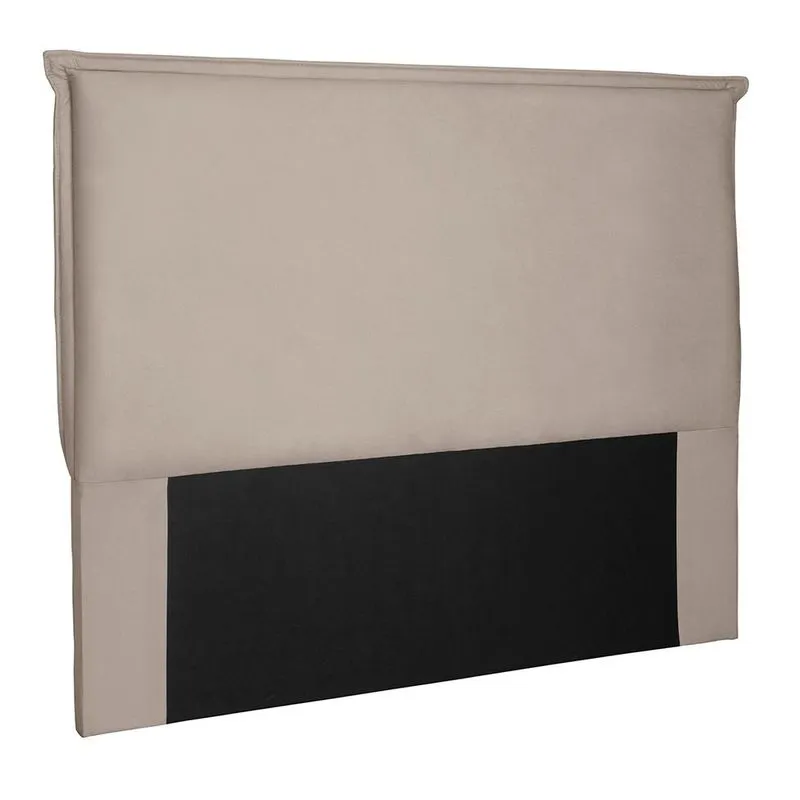 Cabeceira Solteiro Estofada Veneza Suede Bege