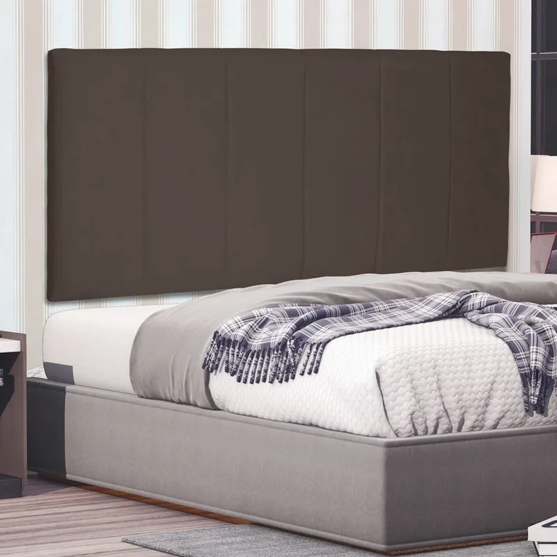 Cabeceira Painel Casal Estofada Ravenna 160cm Suede Caramelo