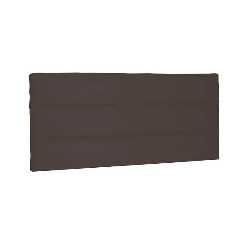 Painel para Cama Box Queen Estofado Spezzia Decor La Italiana Suede Café