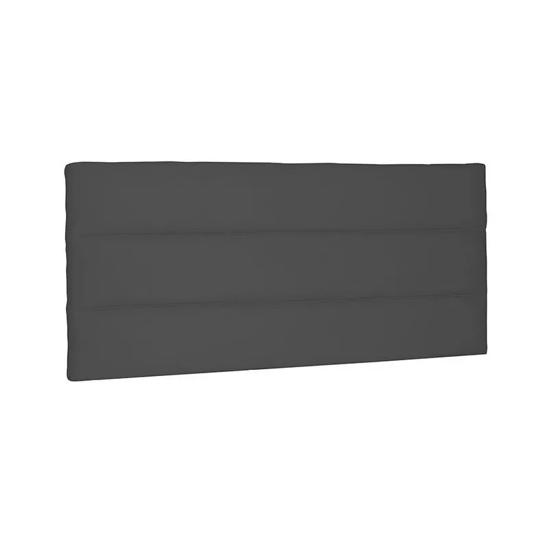 Painel para Cama Box King La Italiana Estofado Suede Cinza Escuro
