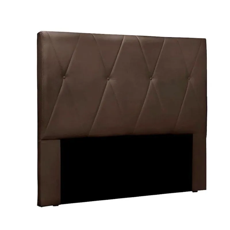 Painel Cabeceira Para Cama Box Casal - Aquilla - 1,40 Estofado - Marrom - Corano - Spezzia