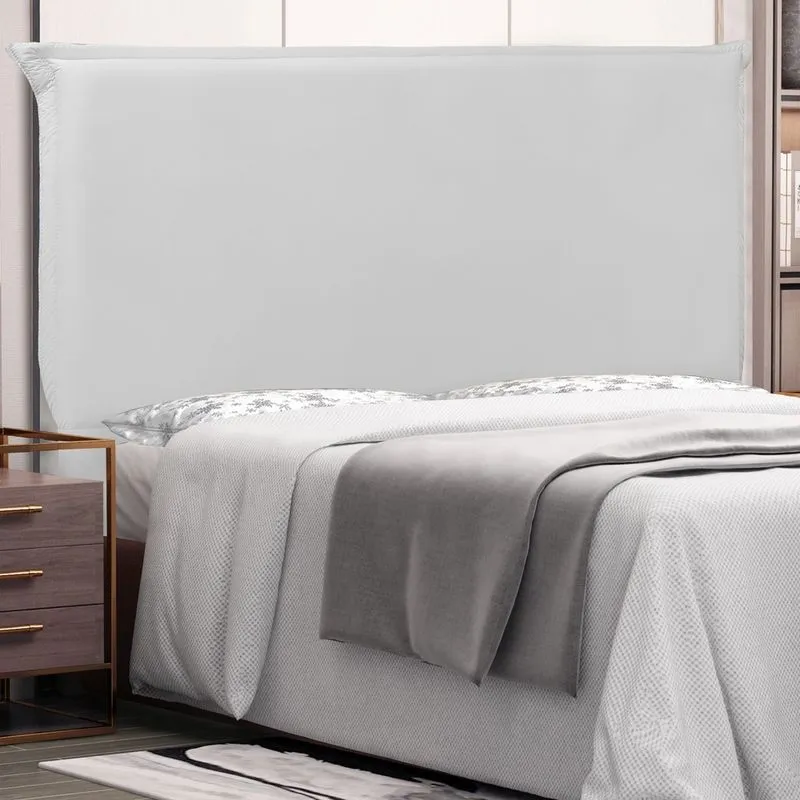 Cabeceira Casal Box Estofada Veneza 140 cm Corano Branco