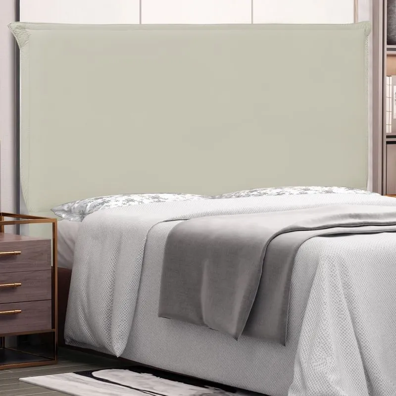 Cabeceira Casal Box Estofada Veneza 140 cm Corano Marfim
